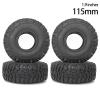 4PCS 120MM 1.9" Rubber Rocks Tyres/Wheel Tires for 1/10 RC Rock Crawler Axial SCX10 TF2 TRX TRX-4 90047 D90 D110 view 2
