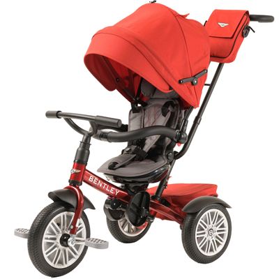 Bentley Trike - All Terrain Toddler Bike 6-in-1, Officially Licensed & Designed by Bentley Motors UK; Baby to Big Kid Tricycle is a Compelling Statement of Performance & Luxury, Dragon Red (6m-5y+)