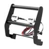 MUHIKRT Front Bumper with LED Lights for TRX4 Blazer Bronco 1/10th RC Crawler Car Accessories (Black Blazer) view 2