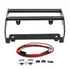 MUHIKRT Front Bumper with LED Lights for TRX4 Blazer Bronco 1/10th RC Crawler Car Accessories (Black Blazer) view 4