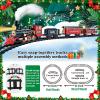 BainGesk Train Set, Christmas Train Set with Steam, Light and Sounds, Electric Train Toy for Boys & Girls, Christmas Train Set for Under The Tree, Gifts for 3 4 5 6 7 8 Year Old Kids view 3