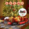 BainGesk Train Set, Christmas Train Set with Steam, Light and Sounds, Electric Train Toy for Boys & Girls, Christmas Train Set for Under The Tree, Gifts for 3 4 5 6 7 8 Year Old Kids view 4