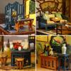 TOPBSFARNY 3D Wooden Miniature Dollhouse Kit Chinese Ancient Painting Style Double Layer Model DIY Christmas Crafts Wood Toy Handcraft Artwork for Adults view 4