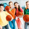 Vinsot 8 Pack Mini Rubber Basketballs Set 7 Inch Mini Hoop Basket Ball with Air Pump for Beginner Basketball Arcade Games Indoor Outdoor Pool Party Favors(Orange) view 4
