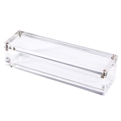 1 Piece Dice Display Box Acrylic Dice Display Case Acrylic Dice Storage Box Magnetic Dice Box for Game Dice, Transparent