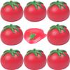 9pcs Release Stress Squeeze Toy,Tomatoes Stress,Water Ball,Decompression Toys,Soft and Comfortable Relieve(Tomato view 1