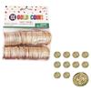 amscan Gold Coins Plastic High Count Favor - 1.37" | Gold | Pack of 100 view 3