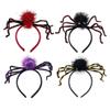 Yardwe Halloween Orange Hair Band Spider Headband Cosplay Gothic Headband Set view 1