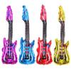 4 Pcs Inflatable Guitar Aluminum Foil Balloons, Party Mylar Balloon Rock Guitar for Music Theme Birthday Wedding Party Decoration Accessories Party Supplies view 1