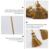 Toyvian Witch Broom Witch Broom 5Pcs Artificial Mini Miniature Props Mini Straw Fairy Hopuse Micro Landscape Decoration Stick Kids Cinnamon view 3
