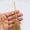 Toyvian Witch Broom Witch Broom 5Pcs Artificial Mini Miniature Props Mini Straw Fairy Hopuse Micro Landscape Decoration Stick Kids Cinnamon view 4