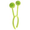 CHEU antenna headband costume as bee, snail, ant, insect props with bendable plush pom pom bopper (green) view 3