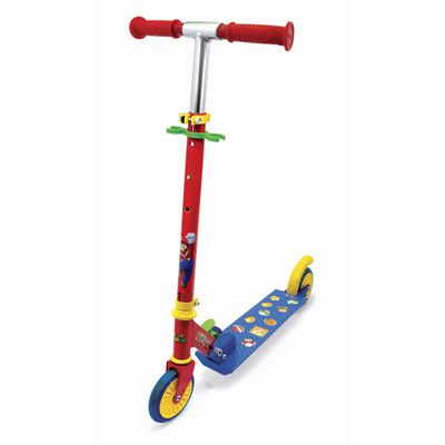 SMOBY - Super Mario Patinette 2 roues Pliable - Strucure mtale - Guidon rglable