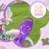Fancyes Kids Bike Doll Seat with DIY Sticker Birthday ' Bike Accessories Universal Bike Accessories Dolls Chair Seat, Purple view 4