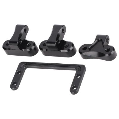 VGEBY RC Servo Bracket, Servo Mount Aluminum Alloy Replacement Beam Servo Mount for 1/10 RC Cars RC Accessories 78Mm