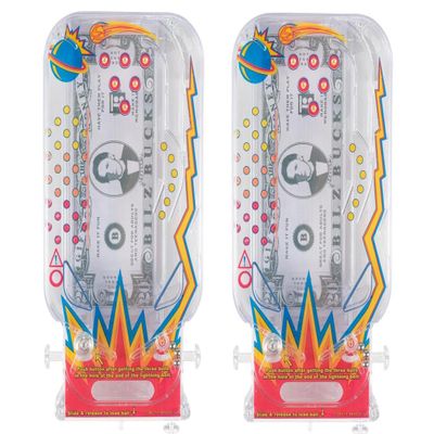 BILZ Cosmic Pinball Maze Game Gift Card Holder- 2 pack - Play the Pinball Game, Release the Cash- Holds Money, Gift Cards Lottery Tickets- Perfect for Easter Baskets- Reusable Puzzle for Kids & Adults