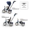 Bentley Trike - All Terrain Toddler Bike 6-in-1, Officially Licensed & Designed by Bentley Motors UK; Baby to Big Kid Tricycle is a Compelling Statement of Performance & Luxury, Sequin Blue (6m-5y+) view 4