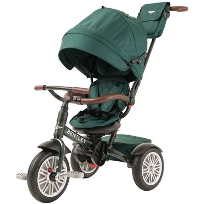 Bentley Kids Trike - All Terrain Toddler Bike 6-in-1, Officially Designed by Bentley Motors UK; Baby to Big Kid Tricycle is a Compelling Statement of Performance & Luxury, Spruce Green (6m-5y+)