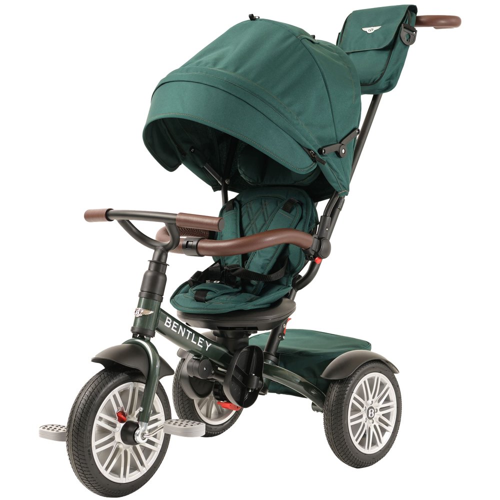 Bentley Kids Trike - All Terrain Toddler Bike 6-in-1, Officially Designed by Bentley Motors UK; Baby to Big Kid Tricycle is a Compelling Statement of Performance & Luxury, Spruce Green (6m-5y+)