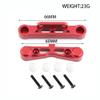 Alloy Rear Lower Suspension Mount Set AR330379 for ARRMA Kraton 6S BLX Outcast 6S Mojave Felony Fireteam Infraction 6S Typhon 6S BLX Upgrade Parts (Red) view 2