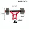 Alloy Wheelie Bar AR320366 for Arrma Kraton 6S BLX Outcast 6S Talion 6S Notorious 6S Typhon 6S Upgrade Parts (Red) view 2