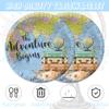 41pcs Adventure World Awaits Map Party Supplies ,include 20 Dessert Plates, 20 Napkin and 1pcs Tablecloth, Adventure World Awaits Map Party Set Used for The Adventure Begin Birthday Party Decoration view 3