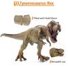 2Pcs Dinosaur Set, 15.7" Large Tyrannosaurus Rex and 12.2" Realistic T-rex, Educational Dinosaur Action Figure Wildlife Animal Model, Great for Collector, Party Favor, Birthday Gifts view 3