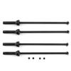 Drive Shaft Set Harden #45 Steel Driveshaft Front and Rear for Arrma Kraton 6S Outcast 6S Notorious 6S Fireteam 4X4 BLX Upgrade Parts (Black) view 1