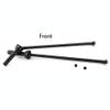 Drive Shaft Set Harden #45 Steel Driveshaft Front and Rear for Arrma Kraton 6S Outcast 6S Notorious 6S Fireteam 4X4 BLX Upgrade Parts (Black) view 4