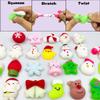 Anditoy 100 PCS Christmas Mochi Squishy Toys Squishies Christmas Toys for Kids Girls Boys Toddlers Christmas Party Favors Stocking Stuffers Gifts view 3