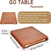 19  19 Red Walnut Go Game Table Board with Mahogany Bowl and 361 GO Stones Classic Chinese Board Game Weiqi for 2-Player view 2