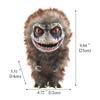 Alien Monster Prop Doll, Creepy Plush Doll Movie Stuffed Toy,Brown Funny Ugly Space Crite Horror Gifts for Adult Collector on Halloween Birthday view 4