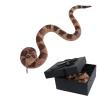 Realistic Fake Snake Artifical Snake Animal Figures Scary Plastic Snake for Halloween Prank Props Fake Snake Trick Joy Gag Gifts for Halloween Party Decoration Scare Birds April Fools Day view 1