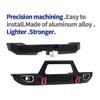 CODA RACING Aluminum Front&Rear Bumper for AXIAL SCX24 Ford Bronco AXI00006 1/24 RC Crawler Car view 2