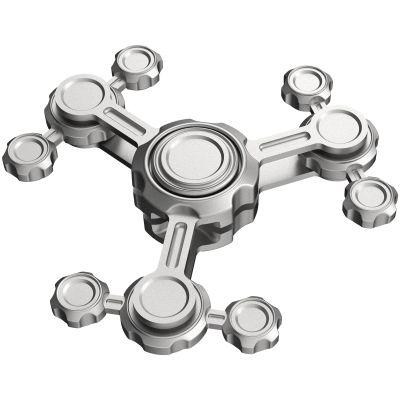 Fidget Spinner Toy for Kids Adults Metal Figette, Hand Finger Spinners Stocking Stuffers Gifts for Teen Boys, Cool Gadgets Quiet Office Roller Desk Toy Anxiety Stress Relief Tools Calm ADHD Autism