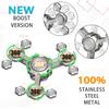 Fidget Spinner Toy for Kids Adults Metal Figette, Hand Finger Spinners Stocking Stuffers Gifts for Teen Boys, Cool Gadgets Quiet Office Roller Desk Toy Anxiety Stress Relief Tools Calm ADHD Autism view 3