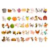100 Pack Farm Animal Stickers,Barn Cow Pig Party Favors Gifts, Farm Party Decorations view 2