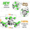 Dilabnba Infinity Gear Fidget Spinners Toy for Kids Adults, Cool Metal Finger Spinner for Stress Relief Anti Anxiety, Light Glow in The Dark Desk Toy for Boys Age 3-12 Stocking Stuffer Gift(Green) view 2