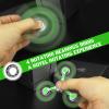 Dilabnba Infinity Gear Fidget Spinners Toy for Kids Adults, Cool Metal Finger Spinner for Stress Relief Anti Anxiety, Light Glow in The Dark Desk Toy for Boys Age 3-12 Stocking Stuffer Gift(Green) view 3