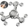 Dilabnba Infinty Gear Fidget Spinner Toy for Kids Adults, Cool Metal Finger Hand Spinner Kinetic Novelty Desk Gadget Toy for Stress Relief Fingertip Gyro Stocking Stuffer Gift for Birthday Chrismas view 1