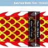 LXLZYXSF Chinese Dragon-Dancing Gymnastics Ribbons Throw Streamer with Rope, Flowy Spinning & Shaking Poi, Recreation and Fitness in One (Color : Red Gold, Size : 10m/33ft) view 4