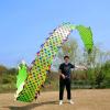 LXLZYXSF Chinese Dragon-Dancing Gymnastics Ribbons Throw Streamer with Rope, Flowy Spinning & Shaking Poi, Recreation and Fitness in One (Color : Green, Size : 8m/26ft) view 2