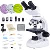 Binocular Stereo Microscope Mini Kids Science Education 40X LED PCB Solder Microscope with Light Nature Exploration Portable Microscopes Gifts to Students view 1