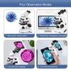 Kid Microscope Science Kits 100X-400X-1200X Compound Microscopes for Home School Science Educational Children Hand Held Camera Microscope Toy Gift for Kids Students view 4