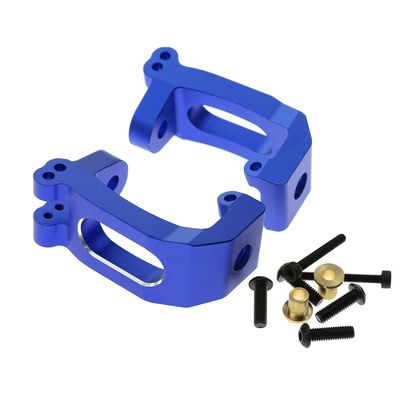 Alloy Caster Block C Hub Carrier 9532 for 1/8 Traxxas Sledge 4WD Monster Truck 95076-4 Upgarde Parts (Dark Blue)