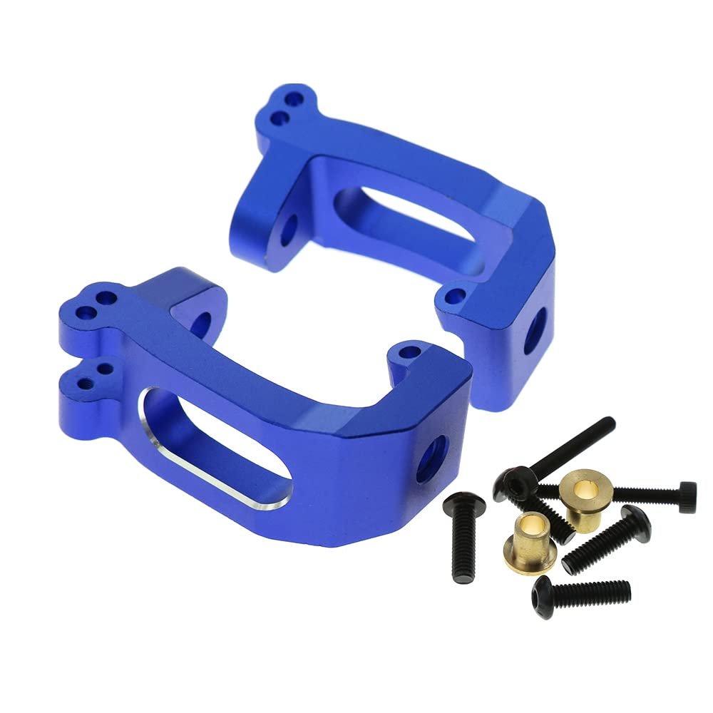 Alloy Caster Block C Hub Carrier 9532 for 1/8 Traxxas Sledge 4WD Monster Truck 95076-4 Upgarde Parts (Dark Blue)