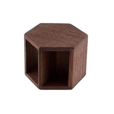1/12 Scale Dollhouse Miniature Furniture Walnut Wood Mini End Table Dolls House Bedroom Bedside Table