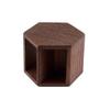 1/12 Scale Dollhouse Miniature Furniture Walnut Wood Mini End Table Dolls House Bedroom Bedside Table view 1