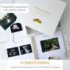 Baby Memory Book, 5-Year Milestone Journal and Keepsake Album, Gender Neutral Baby Book, Flat-Lay Hidden Wire-O Binding, FSC Archival Paper, Keepsake Gift Box, 108 Pages, Woodland Theme Scrapbook view 3
