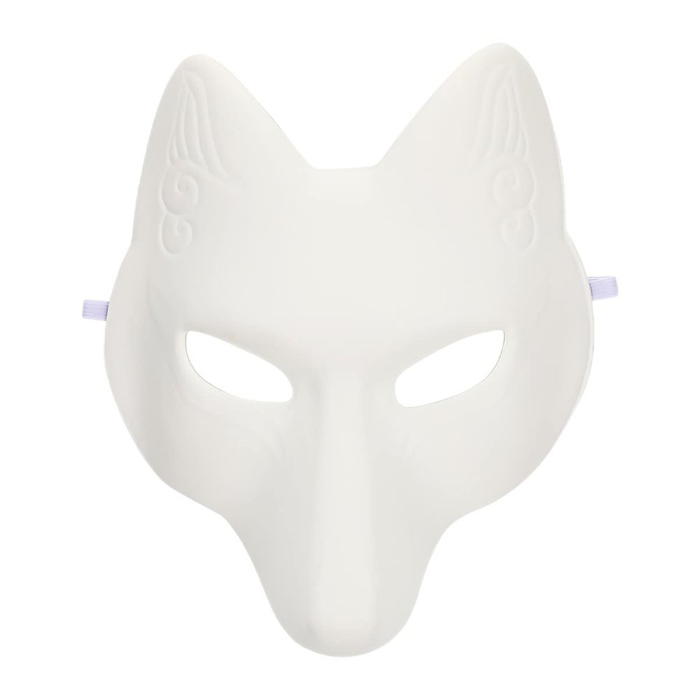ARTIBETTER Halloween Costumes Fox Mask Halloween Fox Masks Blank Costume Blank Female DIY Kids